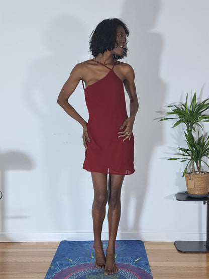 Vestido Paixão Solta  Alça Fina Fogo Suave -