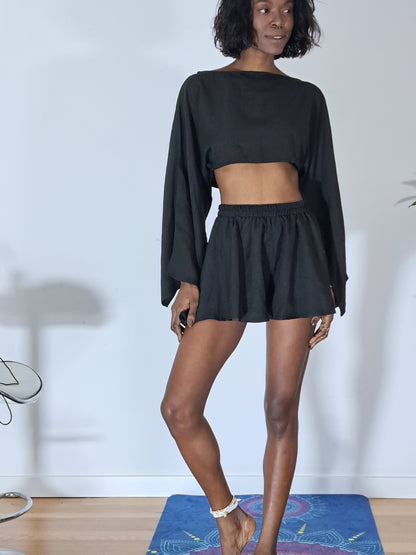 Conjunto Cropped & Shorts Conforto