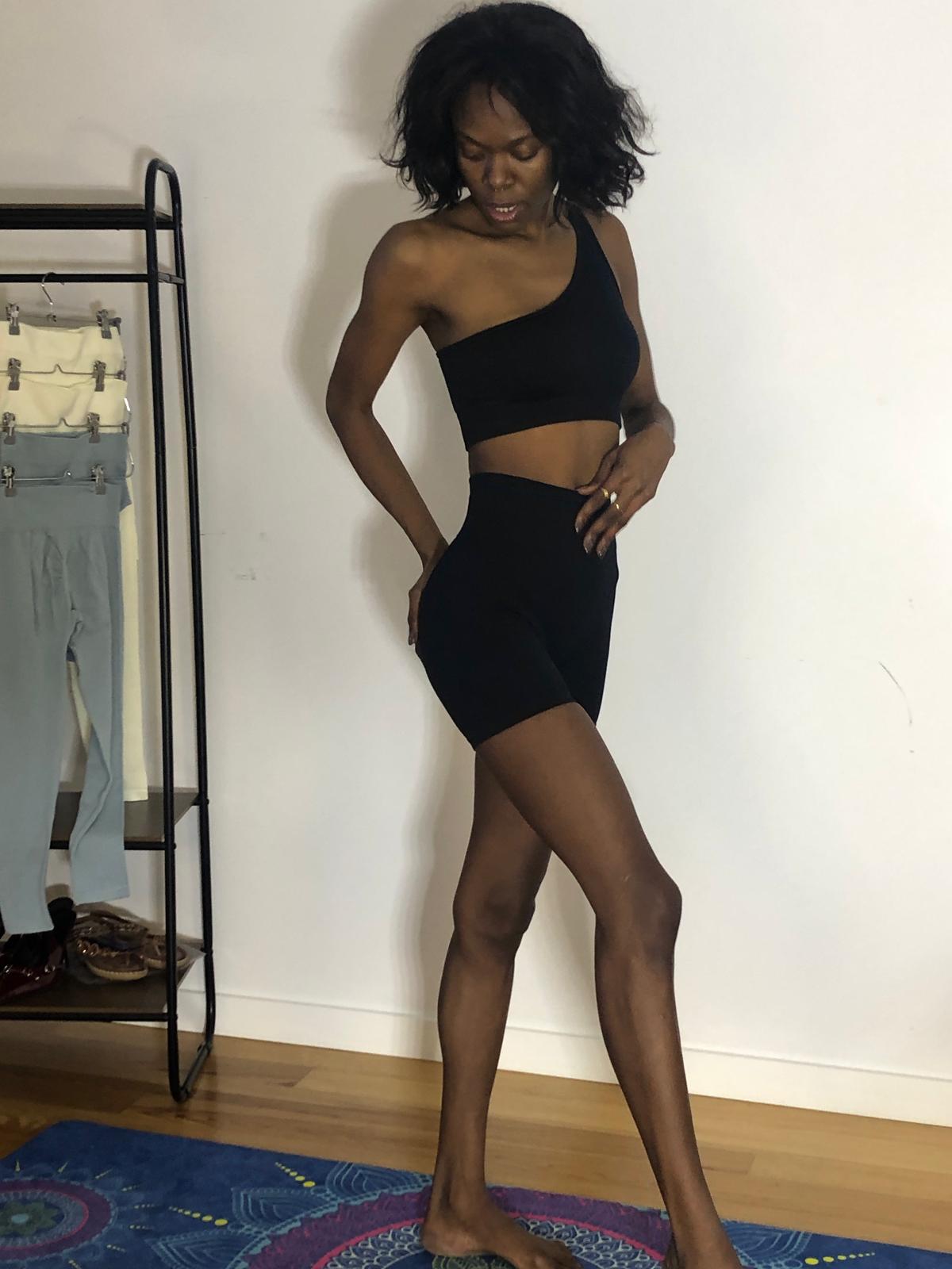 Conjuntos Top+Calções Cintura Alta