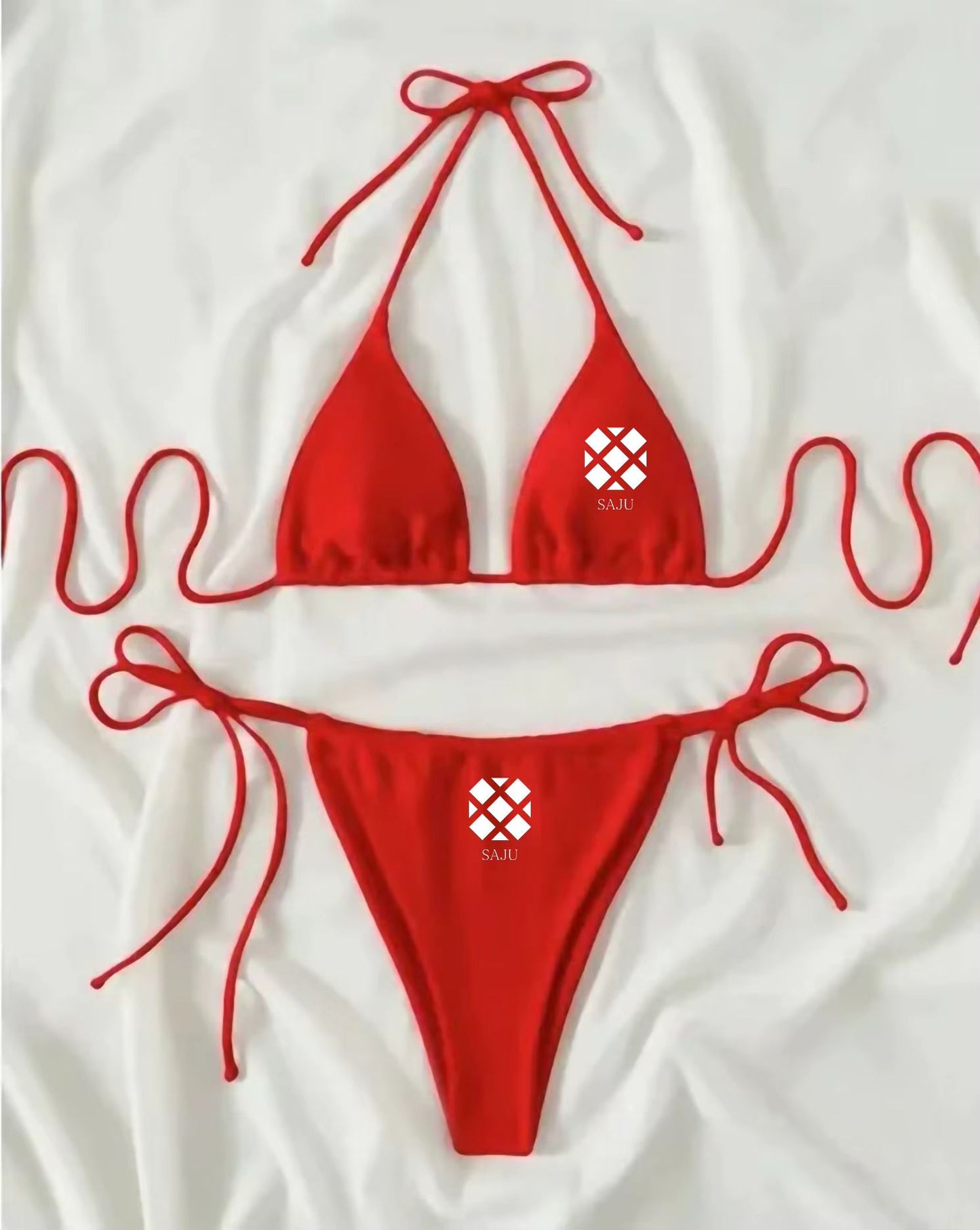 Biquini Saju Logo - Confiança a Flor da Pele