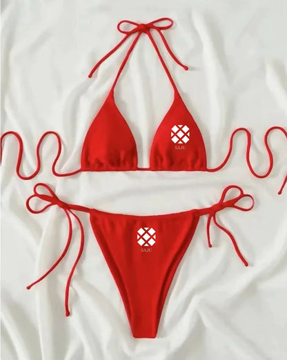 Biquini Saju Logo - Confiança a Flor da Pele