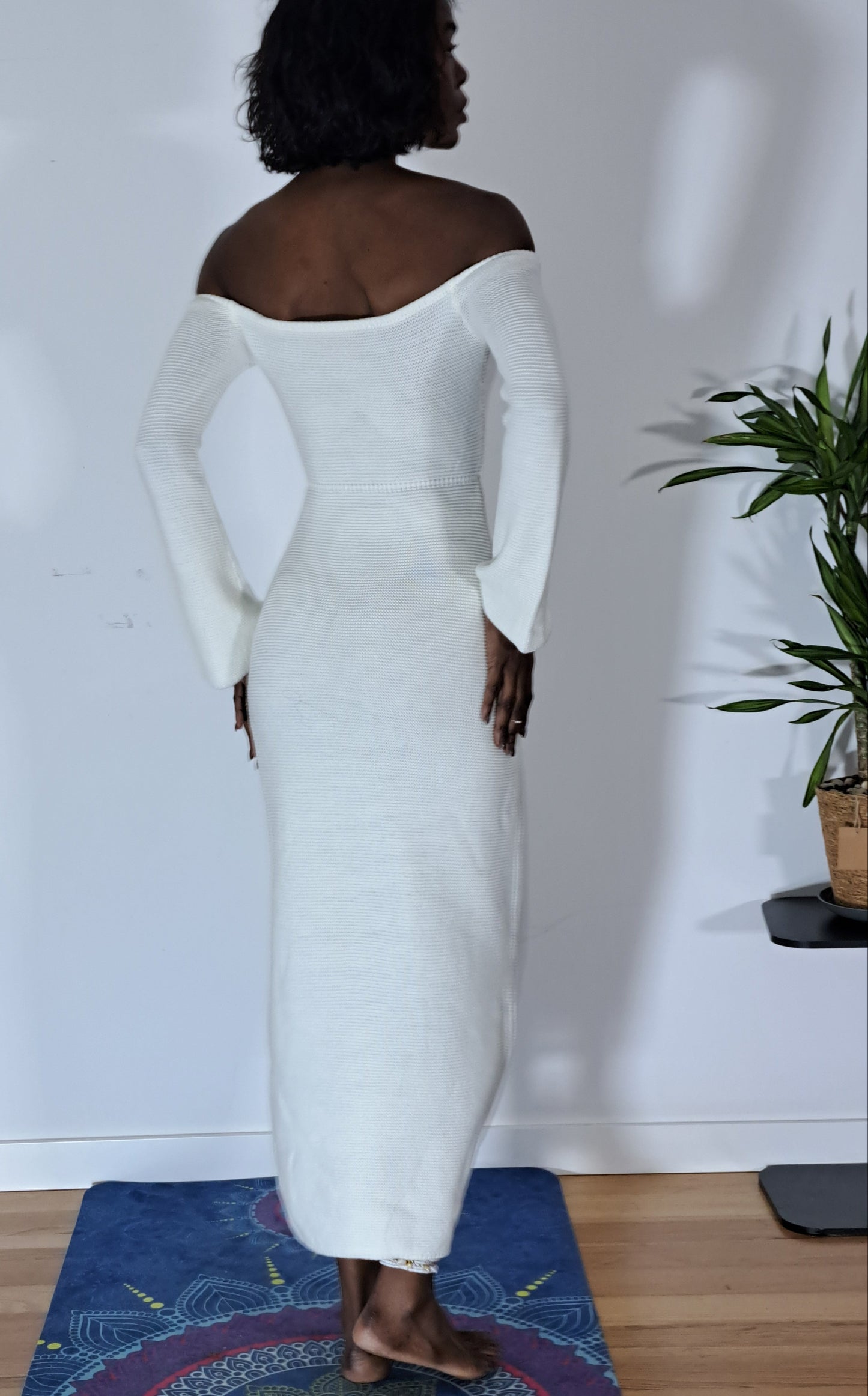 Vestido Recorte Frontal Marfim Rebelde, Espirito Livre -0052