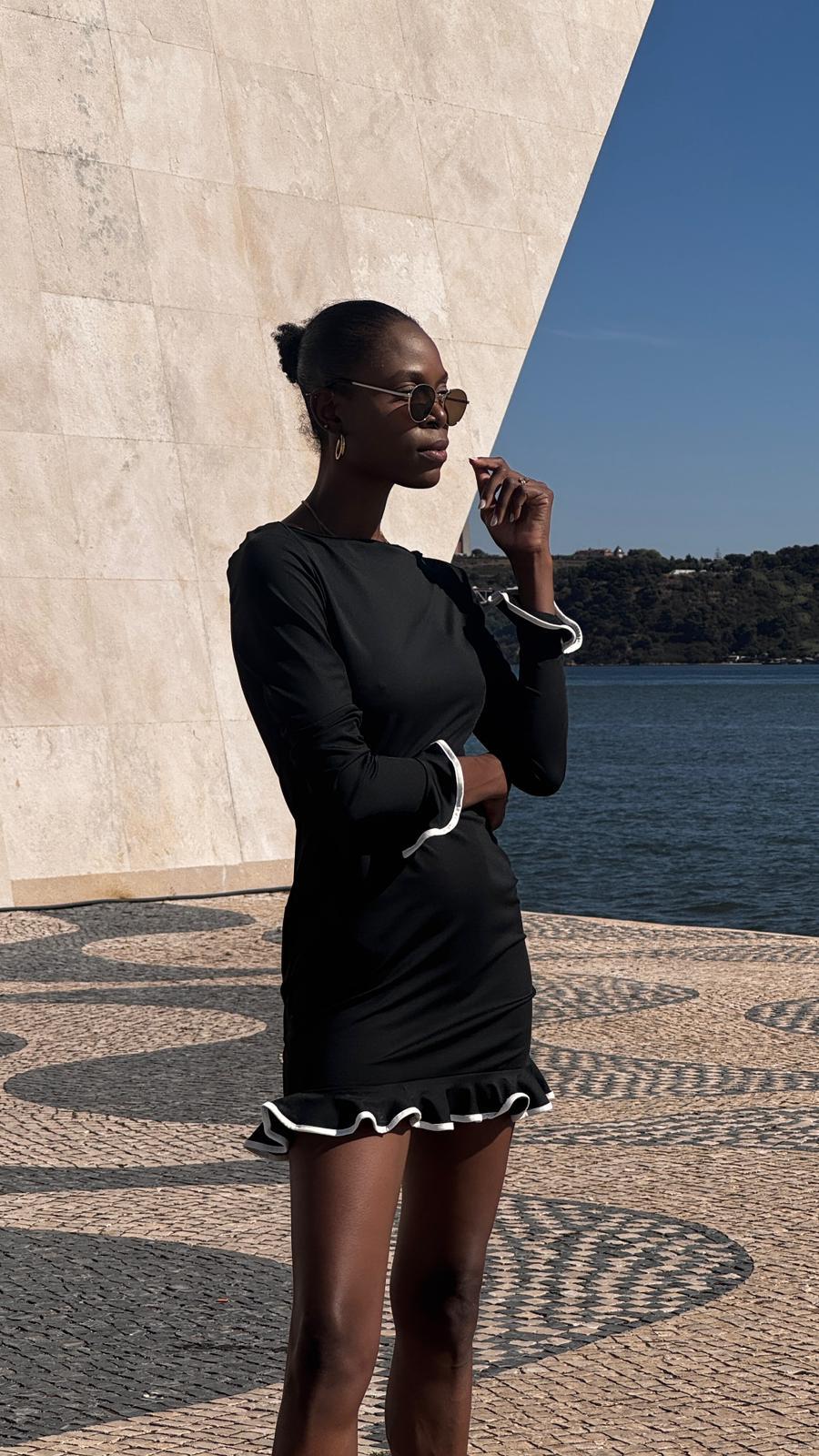 Vestido Preto Toque de Doçura-0084