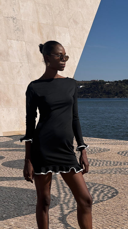 Vestido Preto Toque de Doçura-0084