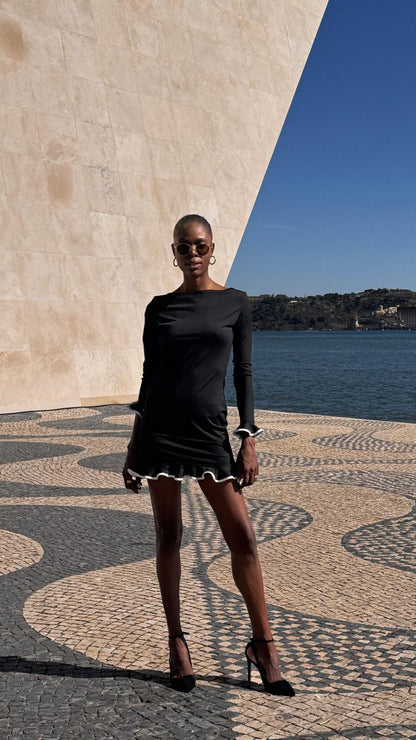 Vestido Preto Toque de Doçura-0084